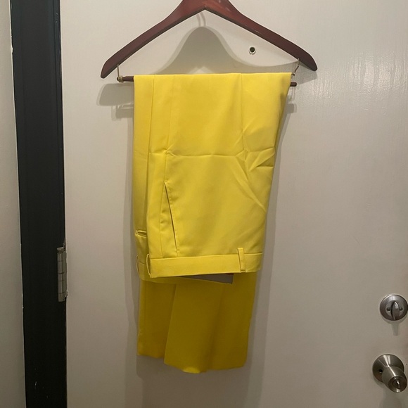 Opposuits Jacket/Pants/Tie Size 50 - Bright Yellow - Picture 4 of 5